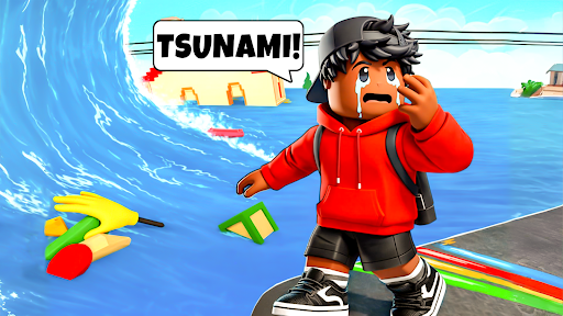 Tsunami Memerot Wave Escape ekran görüntüsü