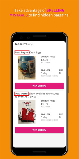 bidkit - find eBay bargains! ekran görüntüsü