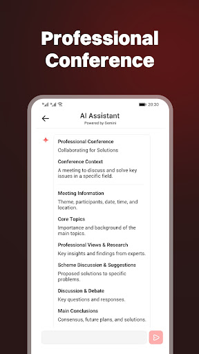 Recorder AI:Ses&Toplantı ekran görüntüsü