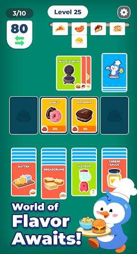 Solitaire Food: Card Journey ekran görüntüsü