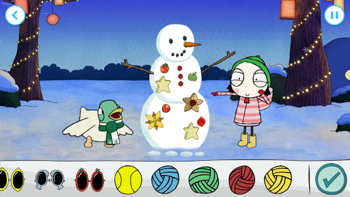 Sarah & Duck: Build a Snowman ekran görüntüsü
