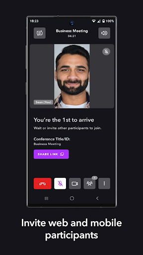 Dolby.IO Video Call ekran görüntüsü