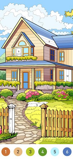 Country Farm Coloring Book ekran görüntüsü