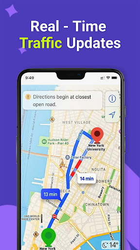 GPS, Haritalar, Navigasyon ekran görüntüsü