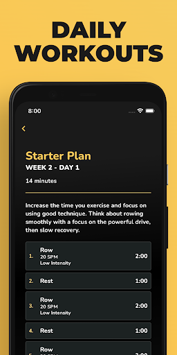 Start Rowing - Rowing Workouts ekran görüntüsü