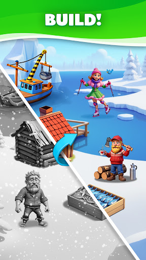 Merge Travel: Build Dream Town ekran görüntüsü