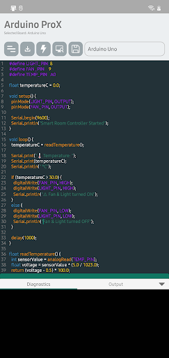 Arduino ProX ekran görüntüsü