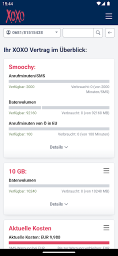 Mein XOXO ekran görüntüsü