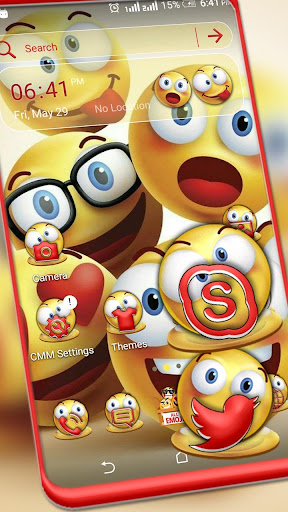 Happy Emoji Launcher Theme ekran görüntüsü