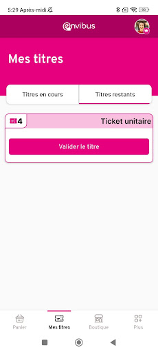 Envibus Ticket ekran görüntüsü