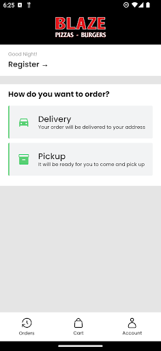 Blaze Takeaway ekran görüntüsü