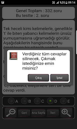 TYT ve AYT Türkçe Soru Bankası ekran görüntüsü