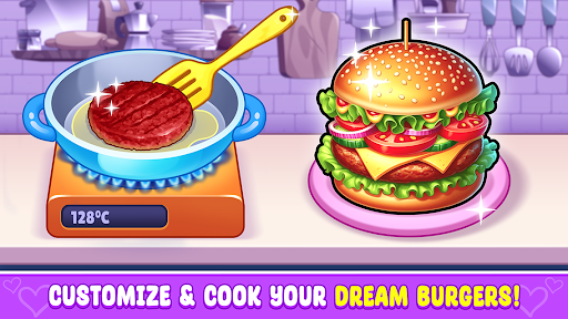 Fast Food - Kids Cooking Games ekran görüntüsü