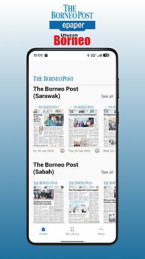 Borneo Post & Utusan Borneo ekran görüntüsü