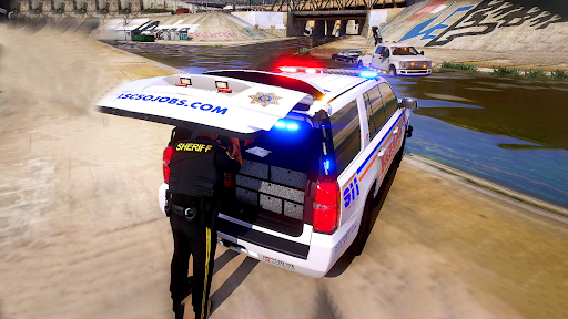 Police car Chase Game Offline ekran görüntüsü