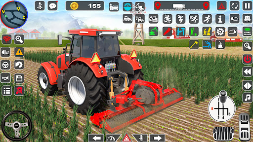 Tractor Driving Farming Games ekran görüntüsü