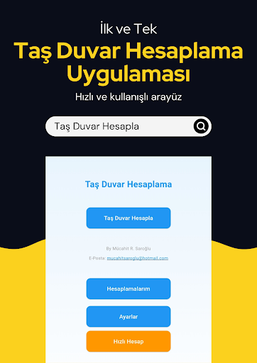 Taş Duvar Hesapla ekran görüntüsü
