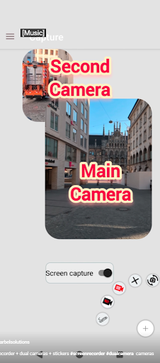 Screen Recorder Dual Camera ekran görüntüsü