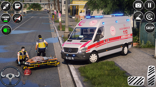 Ambulance Game: City Rescue 3D ekran görüntüsü