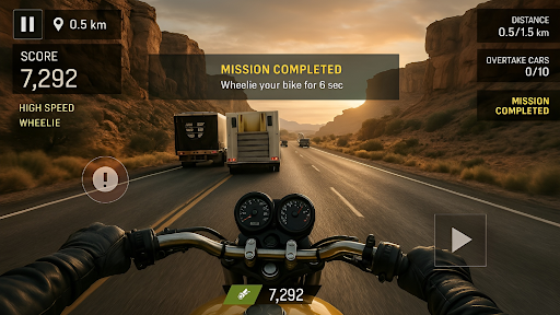 Real Moto Rider: Traffic Race ekran görüntüsü