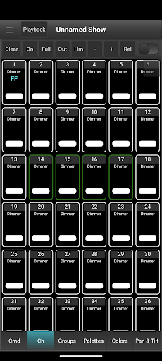 Vari-Lite Remote ekran görüntüsü