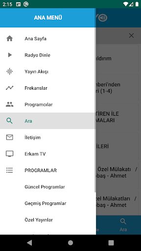 Erkam Radyo ekran görüntüsü