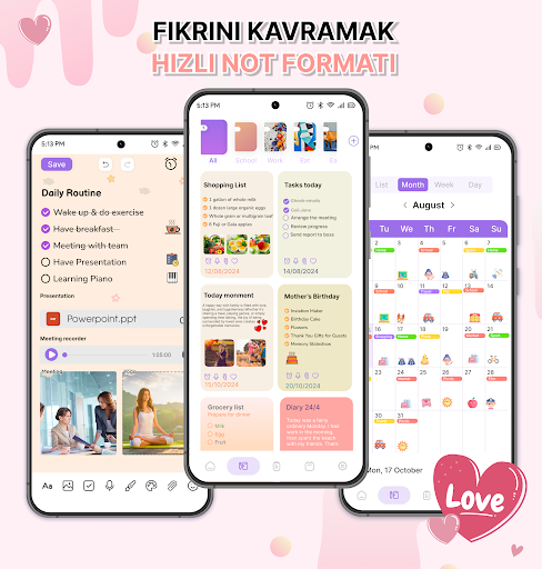 Cute Notes: Defter ve Düzenle ekran görüntüsü