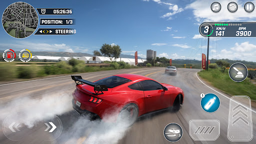 Highway Drifting Car Racing 3d ekran görüntüsü