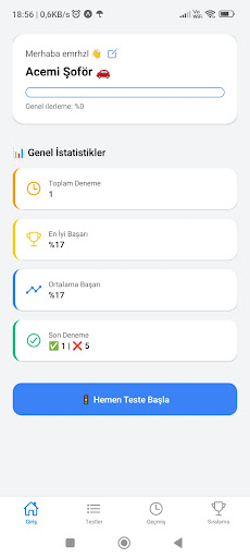 EhliyetUp - Ehliyet Sınav Soru ekran görüntüsü