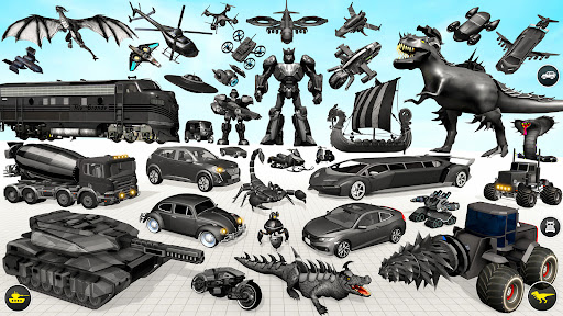 Dino Robot Car Game:Robot Game ekran görüntüsü