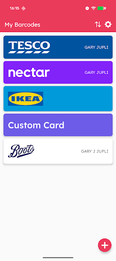 My Barcodes ekran görüntüsü