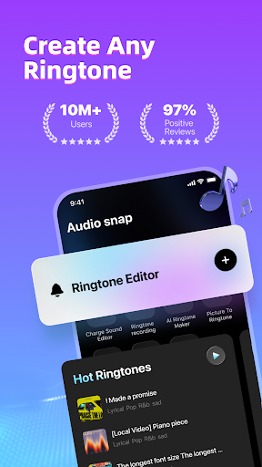 AudioSnap RingTones&ClipTone ekran görüntüsü