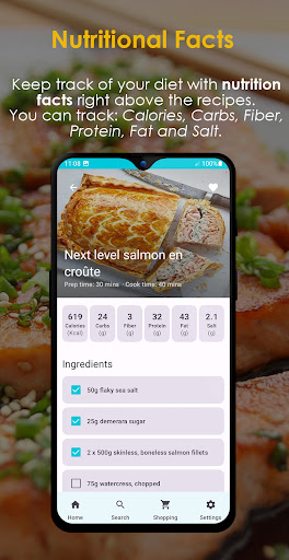 Fish Recipes Offline ekran görüntüsü