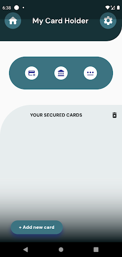 Card Holder ekran görüntüsü