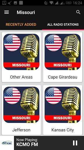 Missouri Radio Stations - USA ekran görüntüsü