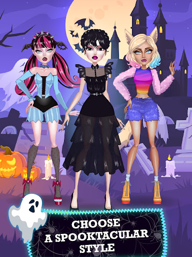 Halloween Makeup DressUp Games ekran görüntüsü