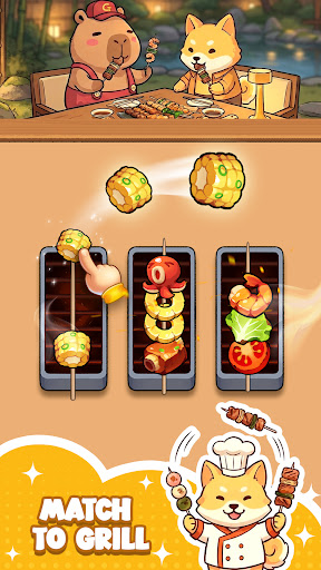 Skewer Sort: Grill Puzzle ekran görüntüsü