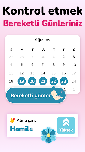 Yumurtlama Günü Takvimi Türkçe ekran görüntüsü