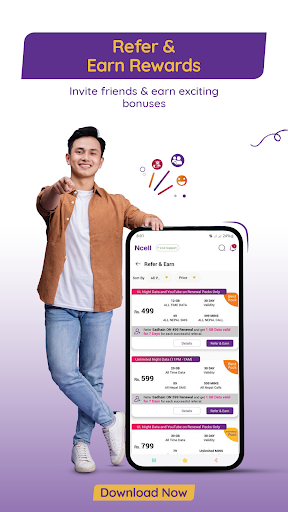 Ncell App: Recharge, Buy Packs ekran görüntüsü