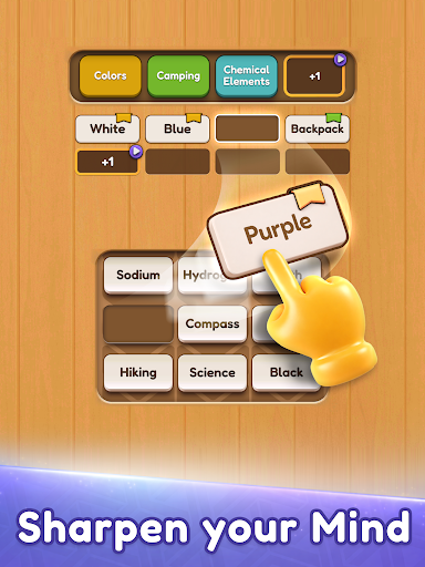 Word Tiles Association ekran görüntüsü