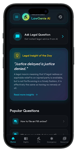 LawGenie AI - Legal Assistant ekran görüntüsü