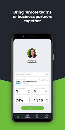ClickMeeting Webinar App ekran görüntüsü