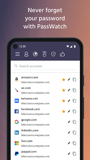 PassWatch -  Password Manager ekran görüntüsü