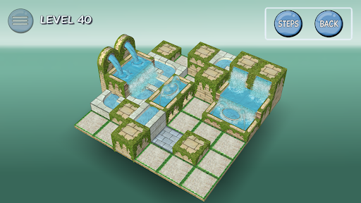 Flow Water Fountain 3D Puzzle ekran görüntüsü