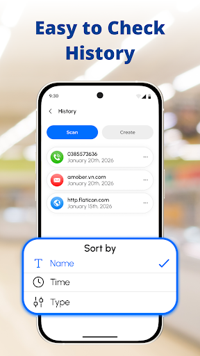 Easy QR Code Scanner & Creator ekran görüntüsü