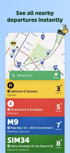 Transit - Subway & Bus Times ekran görüntüsü