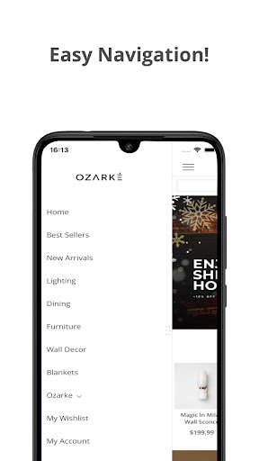 Ozarke ekran görüntüsü
