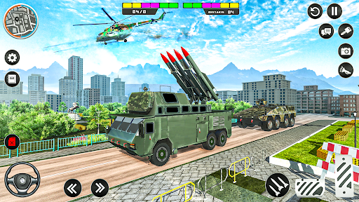 Rocket Attack Missile Truck 3d ekran görüntüsü