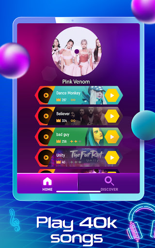 Tiles Hop Piyano Müzik Oyunu ekran görüntüsü