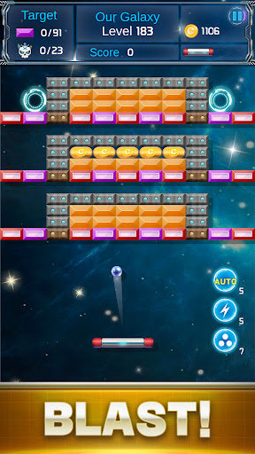 Brick Breaker: Space Outlaw ekran görüntüsü